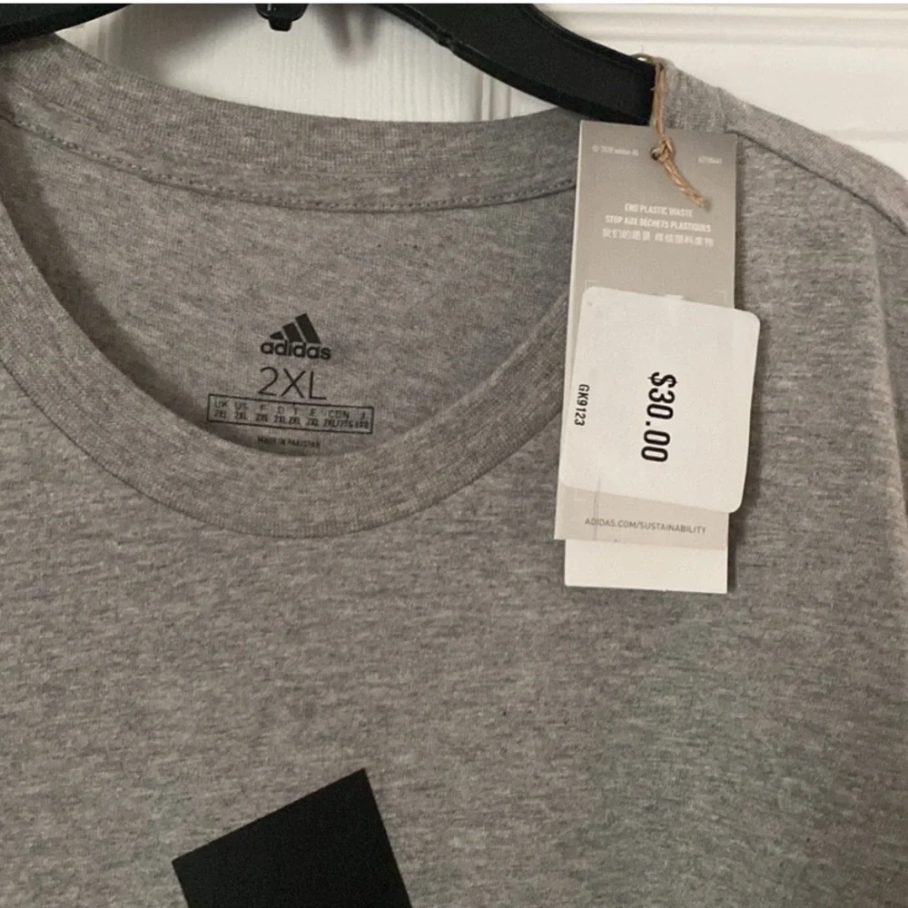 Men’s Gray Adidas Shirt - Picture 3 of 3